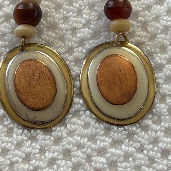 Chico's Tricolor Dangle Earrings - Picture 3 of 6